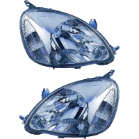Valeo Scheinwerfer H4 glasklar SET passt für Toyota...