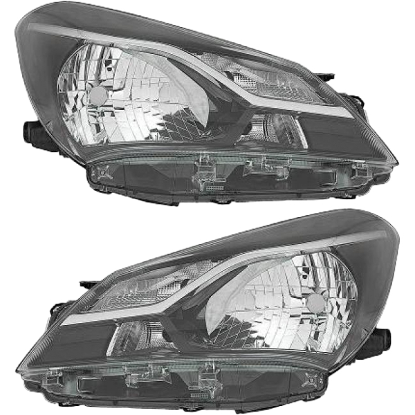 Scheinwerfer Depo H4/W21/5W SET passt für Toyota Yaris (P13) ab 17-20