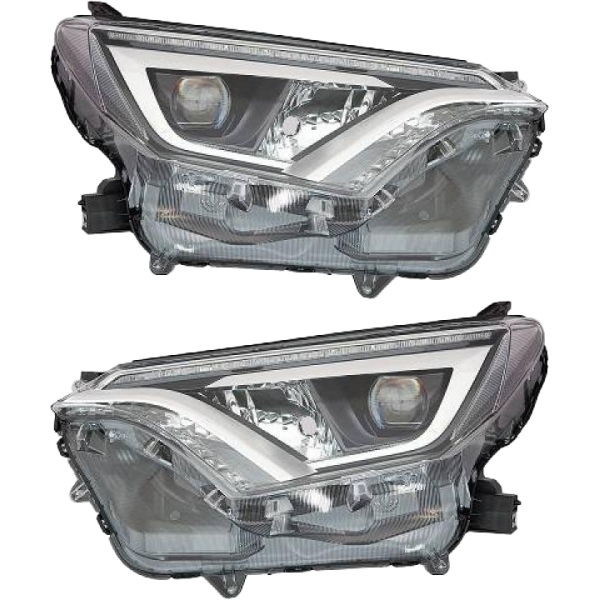 Scheinwerfer LED Depo TGFL SET passt für Toyota RAV 4 IV (A4) ab 16-19