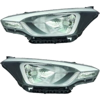 Scheinwerfer schwarz Depo H4 SET passt für Hyundai...