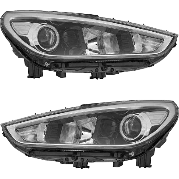 Scheinwerfer Depo H7 SET passt für Hyundai i30 /Kombi/Fastback (PDE) ab 17-20