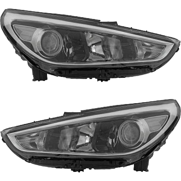 Scheinwerfer Depo H7 SET passt für Hyundai i30 Limo/Kombi (PDE) ab 17-20