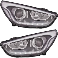 Scheinwerfer LED Depo PY21W HIR2 SET passt für...