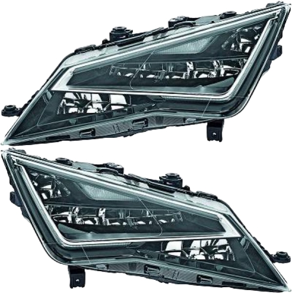 Valeo Scheinwerfer LED mit TGFL SET passt für Seat Leon 5F1/5F5/5F8 ab 12-20