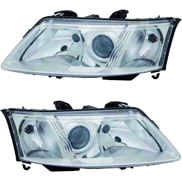 Scheinwerfer H7 Depo SET passt für Saab 9-3 Cabriolet/Kombi (YS3F) ab 02-07