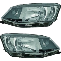 Valeo Scheinwerfer H4 SET passt für Skoda Fabia III...