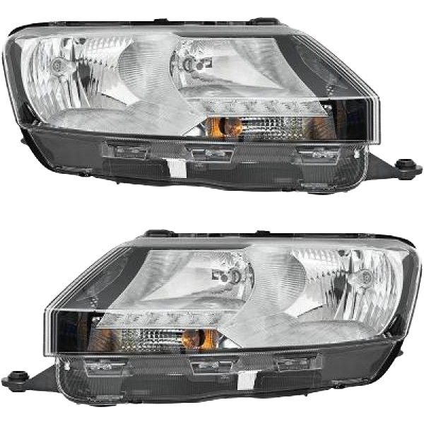 Valeo Scheinwerfer H7/H7 SET passt für Skoda Rapid NH3/NH1 Spaceback ab 17-19
