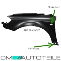 Audi A4 B7 Limousine Avant Kotflügel vorne rechts 04-07 mit Blinkerloch