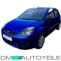 Grill Kühlergrill Frontgrill +Aufnahme Emblem passt für Ford Fiesta 5 V mit Garantie 2005-2008