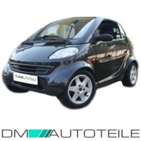 Smart Fortwo City Coupe 450 Kühlergitter Schwarz Lackiert ohne Löcher Bj. 08/98-04/02