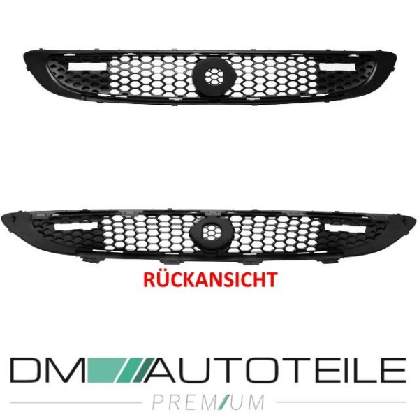 Smart Fortwo 451 Kühlergitter Kühlergrill Gitter Schwarz Bj. 0/12-08/14