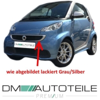 Smart Fortwo 451 Rahmen Kühlergitter Frontblende Umrandung Grau Silber Bj. 12-14