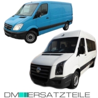 Set Mercedes Sprinter 906 VW Crafter Außenspiegel LI+RE Schwarz 06-10