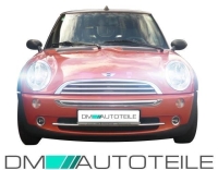 Scheinwerfer Set links Chrom H7/H7 + Birne passend für BMW Mini R50 R52 R53 Bj. 04-06 Facelift