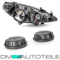 Peugeot 307 Scheinwerfer Klarglas rechts Bj 01-05+Stellmotor H7/H1