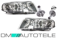 Set Skoda Superb (3U) Scheinwerfer LI+RE H7/H3/H3 Links...