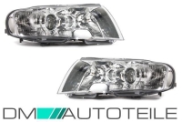 Set Skoda Superb (3U) Scheinwerfer LI+RE H7/H3/H3 Links & Rechts 02-06 +Nebel +Birnen
