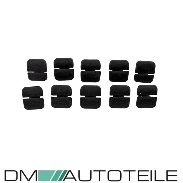 Montagekit für Dämmatte Motorhaube Motorhaubendämmung Motorraumdämmung passt für VW Polo 6R 6R0 863 831B