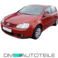 Scheinwerfer links H7/H7 Chrom + H7 Birne passt für VW GOLF 5 ab 2003-2008 + Jetta