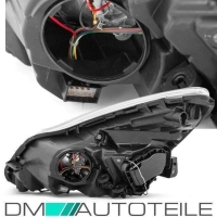 Set Opel Corsa D Scheinwerfer links Klarglas 11-14 Facelift + Tagfahrlicht H7/H1+Birne