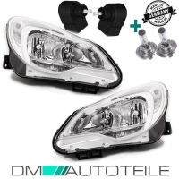 Set Opel Corsa D Scheinwerfer rechts & links Klarglas...