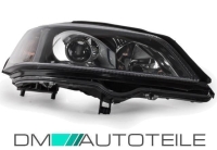 Set Opel Astra G Xenon Scheinwerfer rechts Schwarz Bj 97-04 für LWR D2S/H7+Brenner