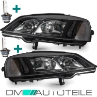 Set Opel Astra G Xenon Scheinwerfer RE+LI Schwarz D2S/H7...