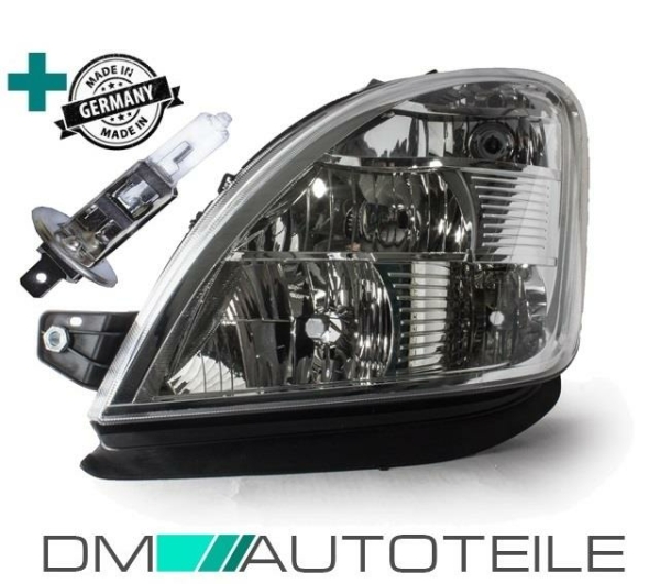 Set Iveco Turbo Daily IV Scheinwerfer Links Bj 06-11 + Stellmotor H7/H1/H1 +Nebel+Birne