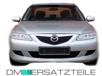 Mazda 6 Scheinwerfer Rechts Klarglas Bj 02-05 +Nebelscheinwerfer + Stellmotor H1/H1/H3