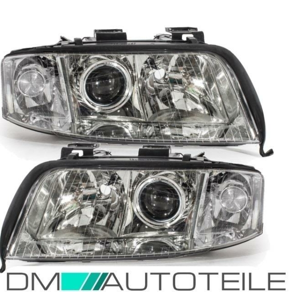 Set Audi A6 C5 Xenon Scheinwerfer LI+RE D2S/H7 Bj 01-04 Facelift Limousine Avant