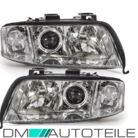 Set Audi A6 C5 Xenon Scheinwerfer LI+RE D2S/H7 Bj 01-04...