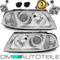 Scheinwerfer SET + 4x H7 Marken Birnen + LWR Motor passt...