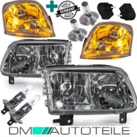 Scheinwerfer Klarglas SET Rechts Links + Blinker SET...