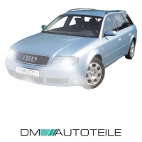 Set Audi A6 4B C5 Facelift Scheinwerfer rechts links 01-05 H7/H7 Klarglas + H7 Birnen