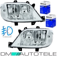 Set Mercedes Sprinter Facelift Klarglas Scheinwerfer...