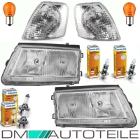 Scheinwerfer SET H7/H1 ohne NSW + Blinker + 6tlg.Birnen...