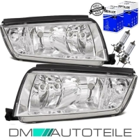 Set passt für Skoda Fabia Scheinwerfer Links Rechts...