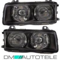 Set Scheinwerfer H1/H1 Echtglas Design + Blinker + 4x H1...