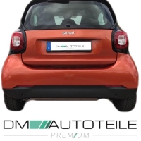 Smart Fortwo 453 Bj. 14- Spoiler Stoßstange Hinten  Schwarz genarbt für 3 PDC-Mod. Serie