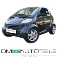 SET Smart 450 City Coupe Mittelstück + Stoßstangen Verstärkung Vorne 08/98 - 04/02