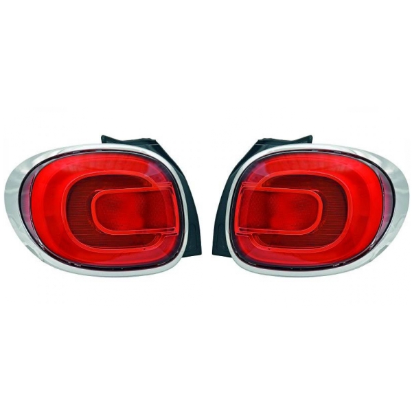 Rückleuchten Heckleuchten Depo / TYC LED SET passt für Fiat 500L (nicht Trekking) ab 12-17