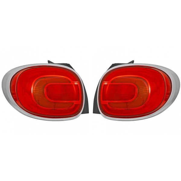 Rückleuchten Heckleuchten Depo / TYC LED SET passt für Fiat 500L (nur Trakking) ab 12-17