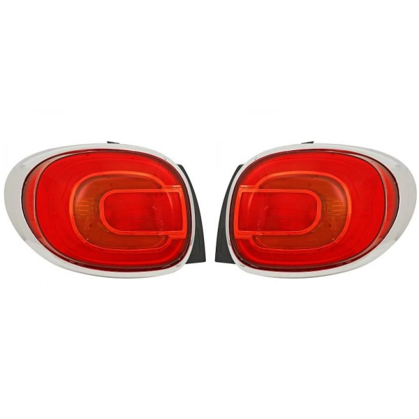 Rückleuchten Heckleuchten Depo / TYC LED SET passt für Fiat 500L (nur Living) ab 12-17