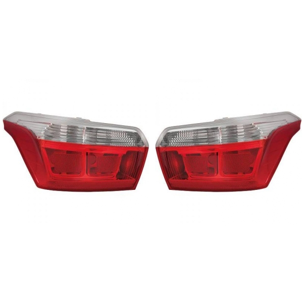 Rückleuchten Heckleuchten Original Depo / TYC SET passt für Citroen C-ELYSEE (DD) ab 12-17