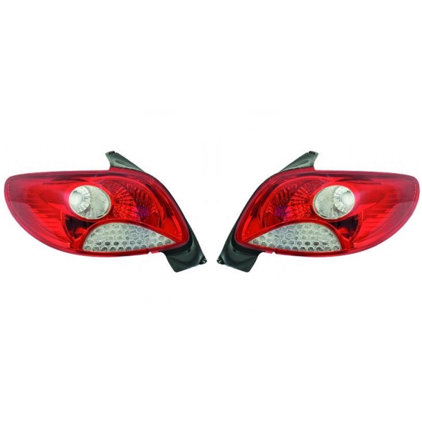 Rückleuchten Heckleuchten Original Depo / TYC SET passt für Peugeot 206+ (2L/2M ab 09-12