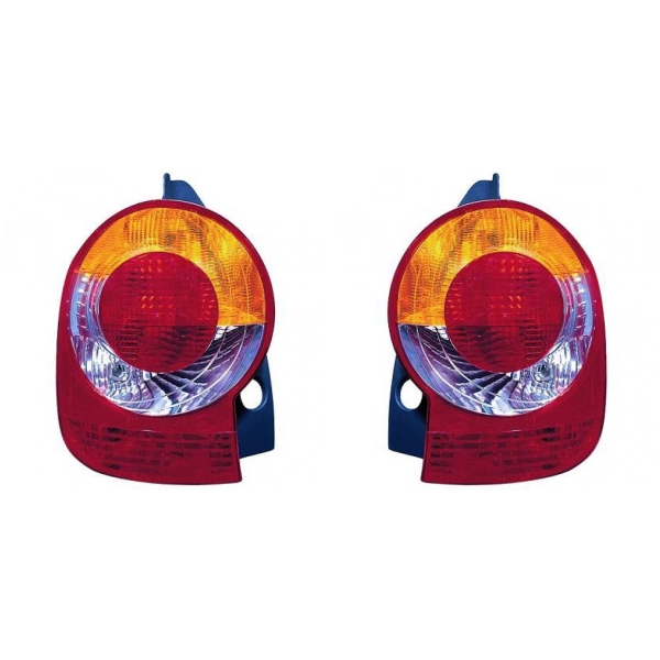 Rückleuchten Heckleuchten Depo / TYC rot SET passt für Renault Modus Grand (F/JP0) ab 04-08