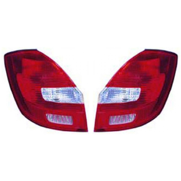 Rückleuchten Heckleuchten OE Depo/TYC SET passt für Skoda Fabia II Limo Combi 542 ab 07-14