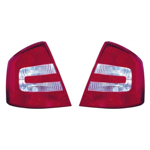 Rückleuchten Heckleuchten Original Depo / TYC SET passt für Skoda Octavia II (1Z3) ab 04-08