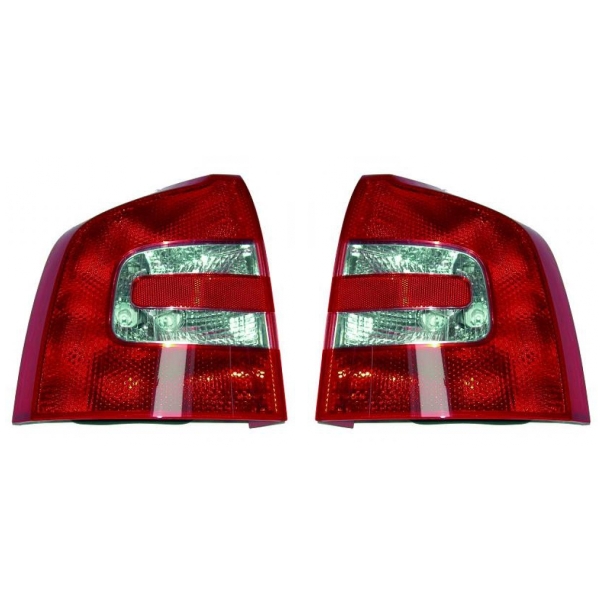 Rückleuchten Heckleuchten OE Depo / TYC SET passt für Skoda Octavia II Combi 1Z5 ab 05-08