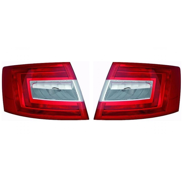 Rückleuchten Heckleuchten Original Depo / TYC SET passt für Skoda Octavia III (5E3) ab 2012